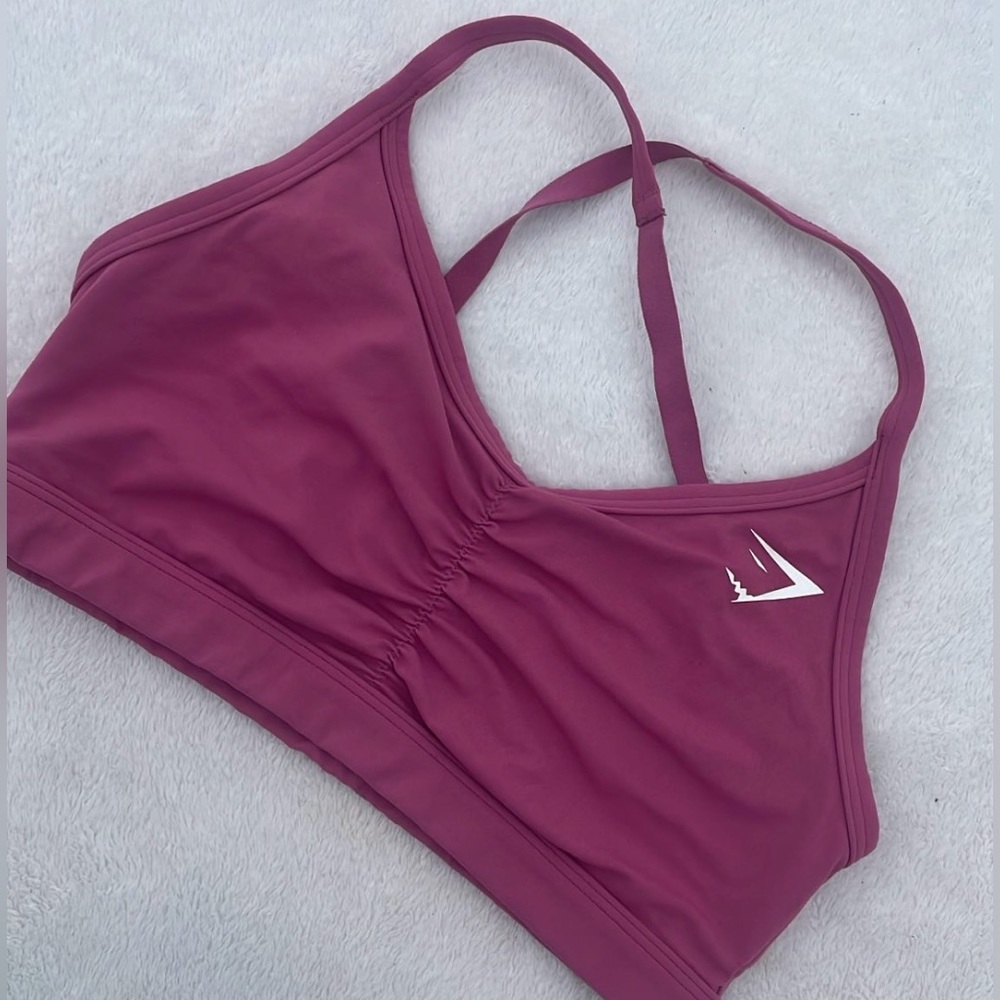 Gymshark ruched front sports bra